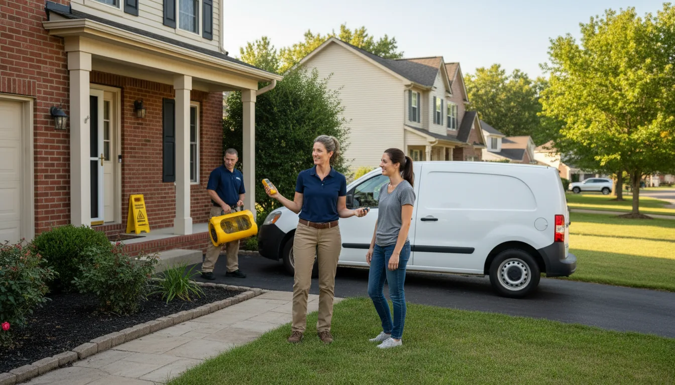 Water restoration image for Water Damage & Restoration Services in Henry, TN